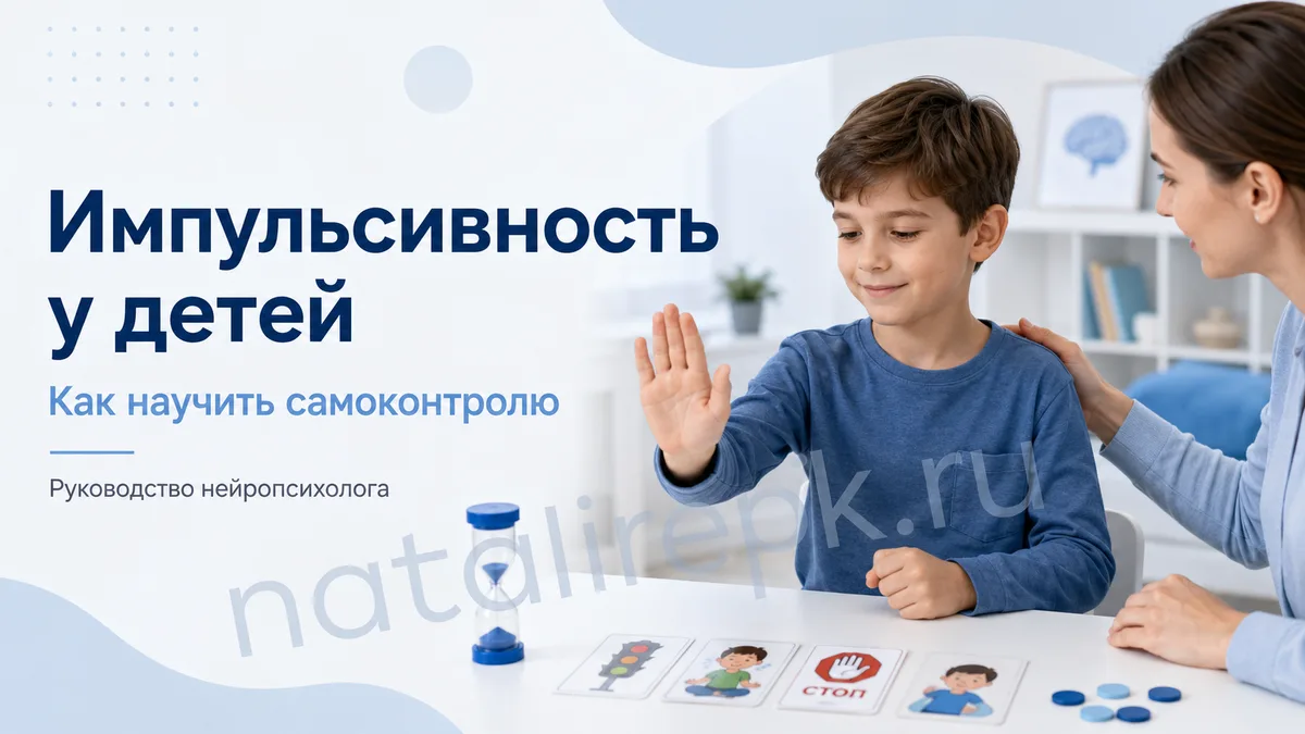 Импульсивность у детей: как научить самоконтролю