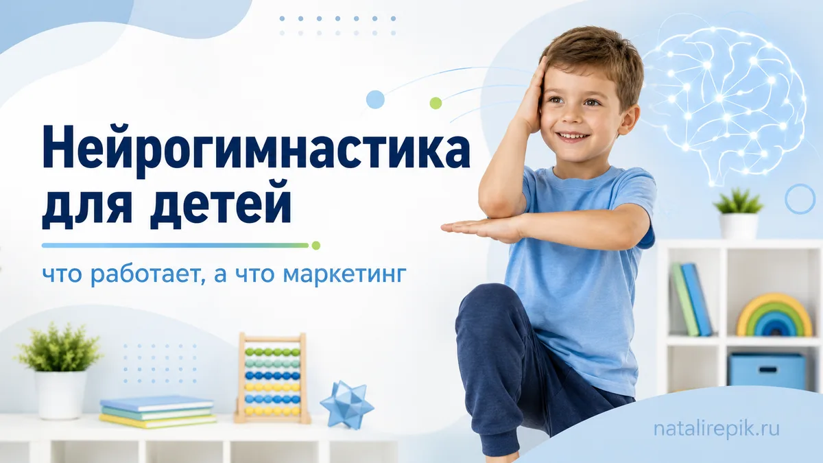 Нейрогимнастика для детей: что работает, а что маркетинг