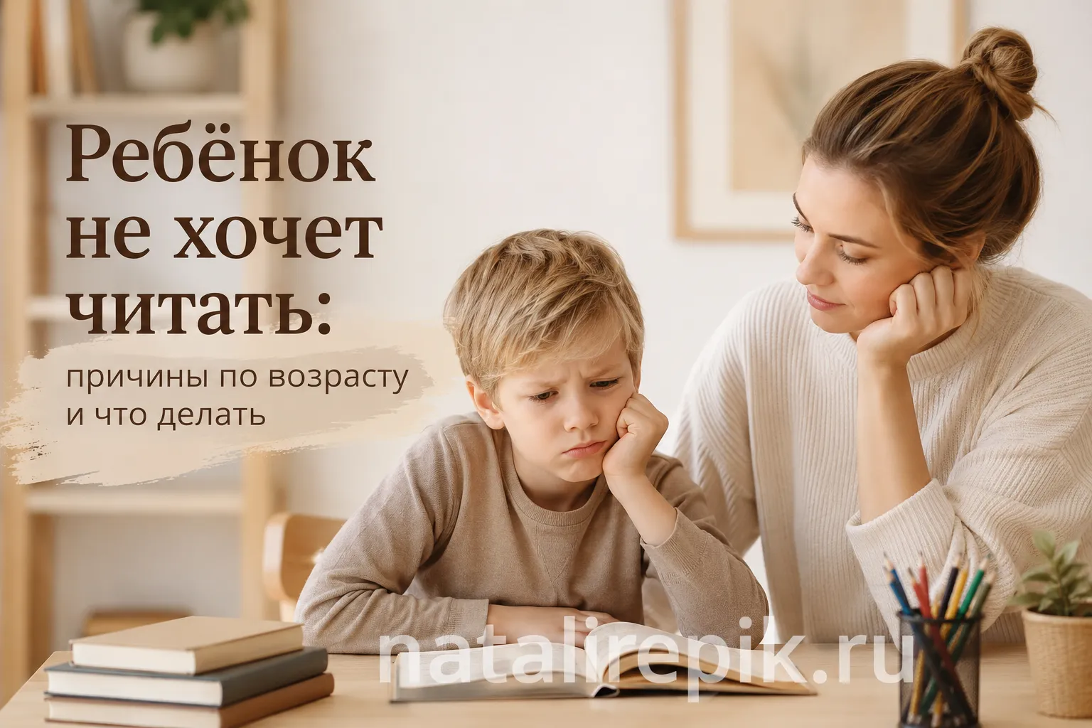 Ребёнок не хочет читать: причины по возрасту и что делать