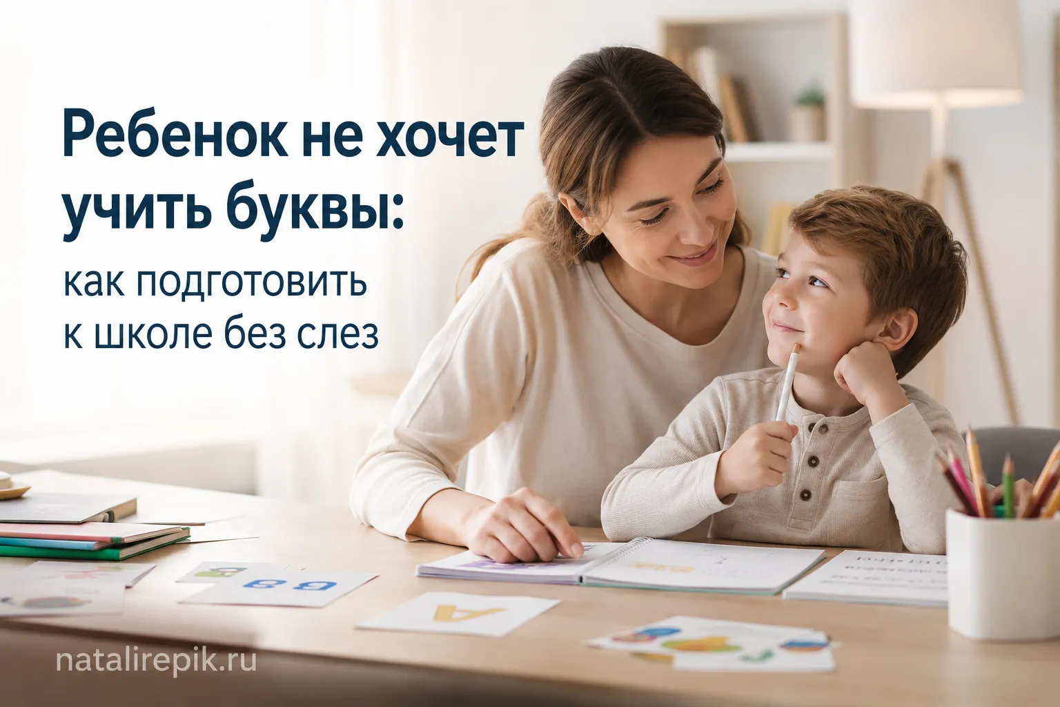 Ребенок не хочет учить буквы: как подготовить к школе без слез