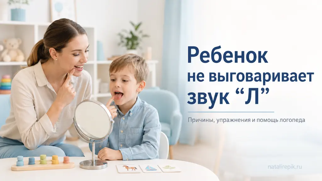 Ребёнок не выговаривает Л: ламбдацизм и что с ним делать