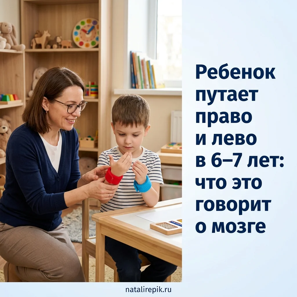 Ребенок путает право и лево в 6–7 лет: что это говорит о мозге