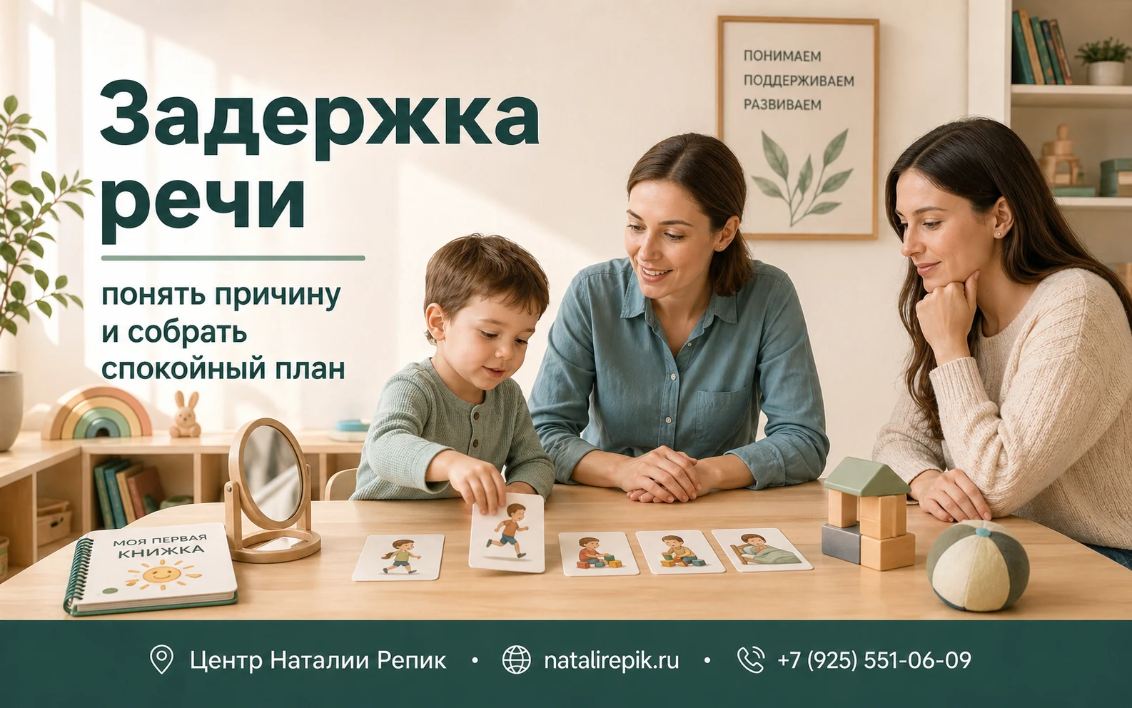 Задержка речи - логопедический разбор и план помощи в Успенском (Одинцовский городской округ)